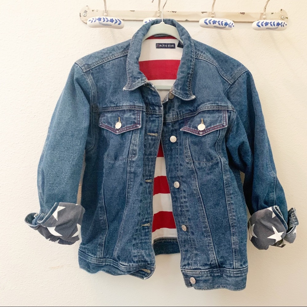 Vintage denim Americana jacket